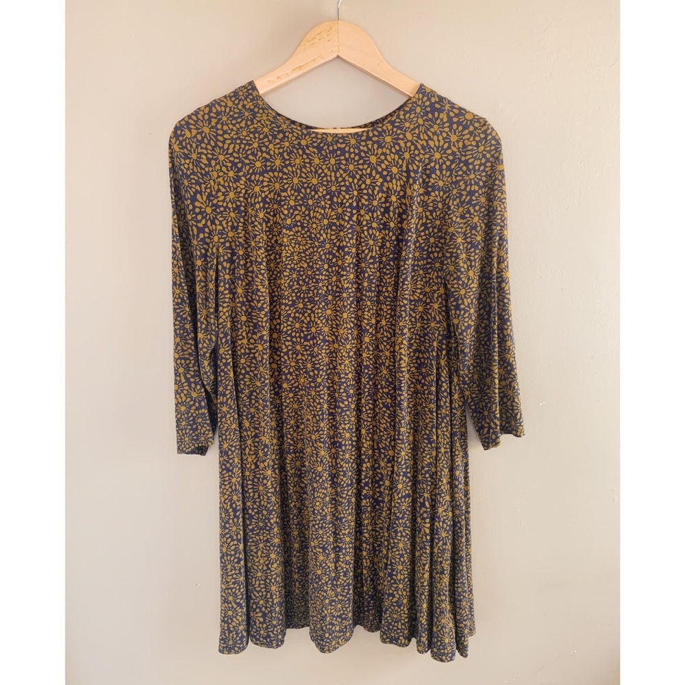 H&M Long-sleeved Floral Dress